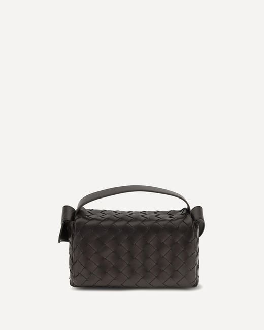 Bottega Veneta Black Intrecciato Shoulder Bag for men