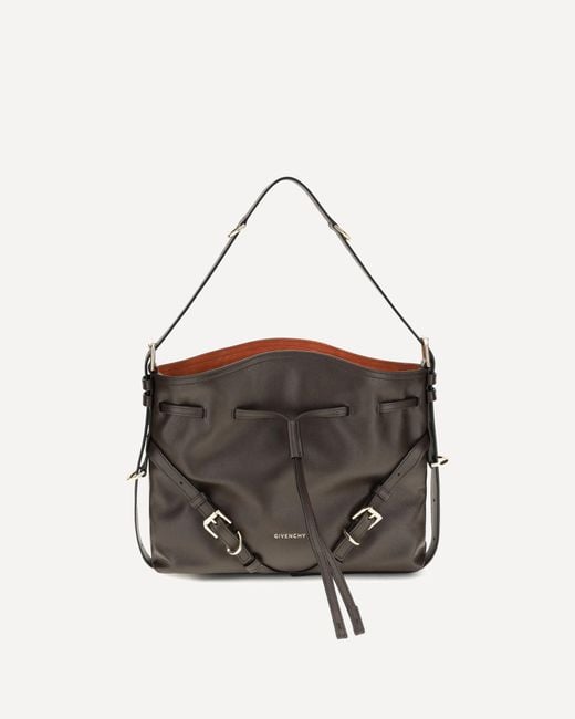 Givenchy Brown Small Voyou Bucket Handbag
