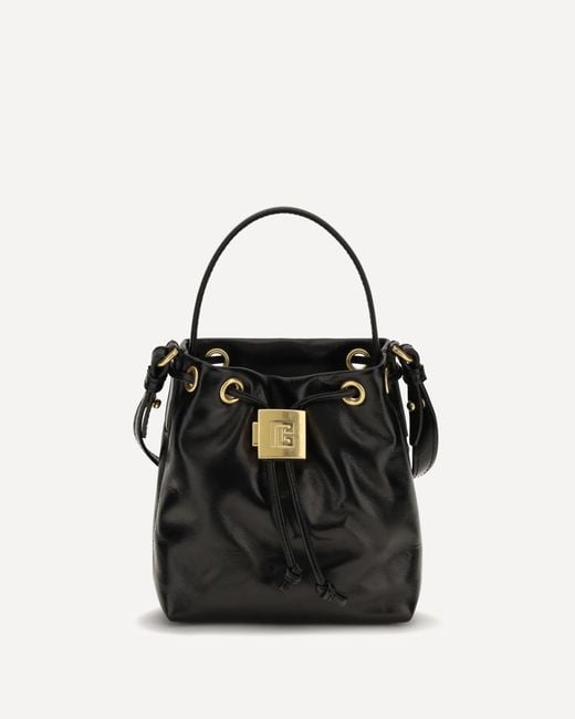 Balmain Black Pulse Bucket Bag