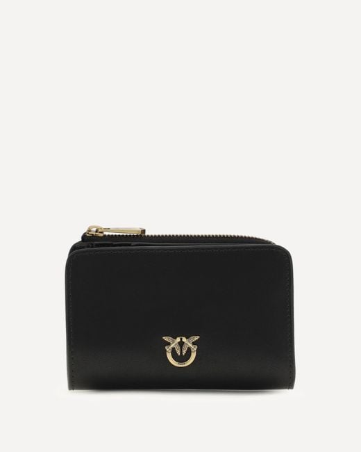 Pinko Black Zip Card Holder