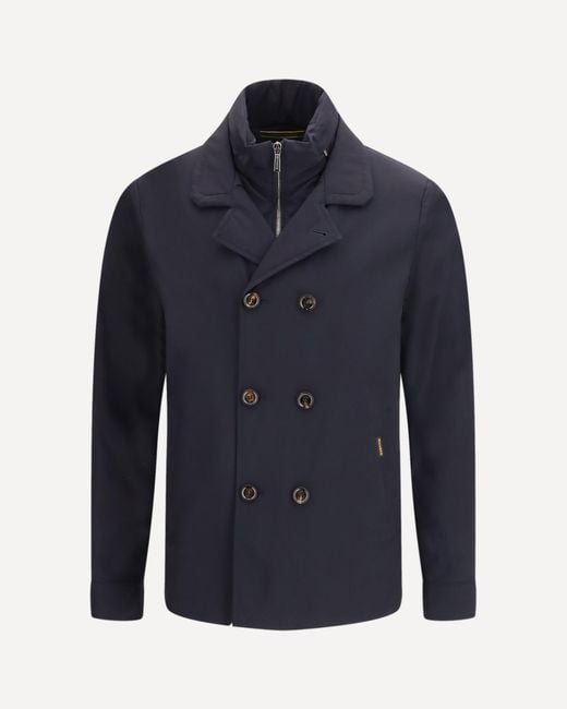Moorer Blue Volmer Jacket for men
