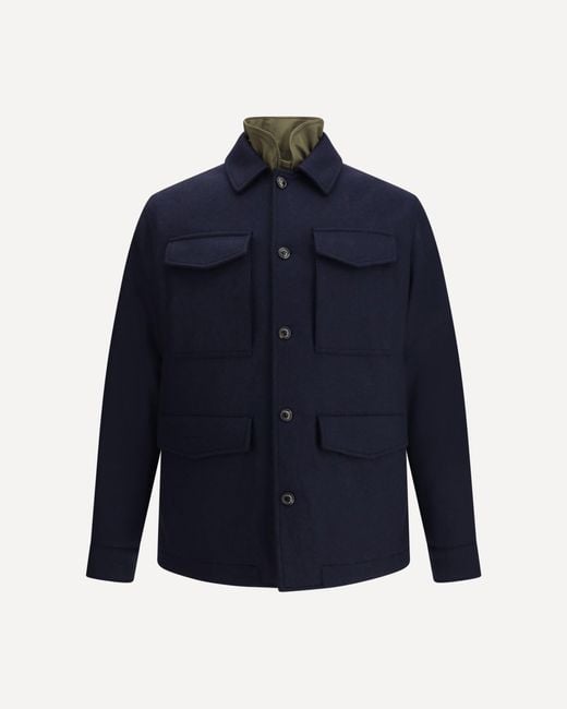 Valstar Blue Demetry Wool Jacket for men
