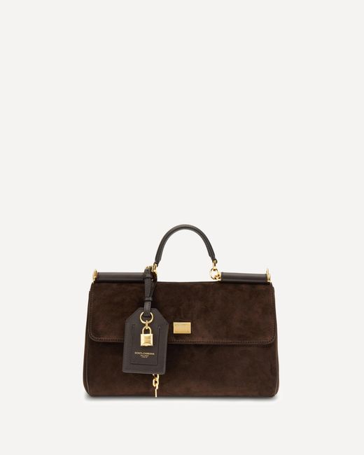Dolce & Gabbana Brown My Sicily Handbag