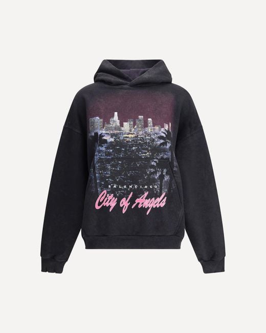 Balenciaga Blue City Of Angels Hoodie
