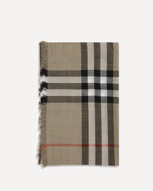 Sciarpa Reversibile di Burberry in Natural da Uomo