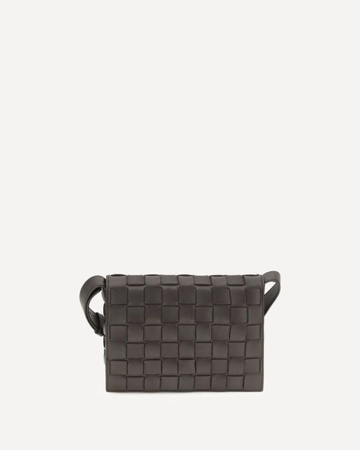 Bottega Veneta Gray Orto Messenger Crossbody Bag for men