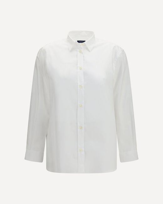 Deperlu White Cotton Shirt