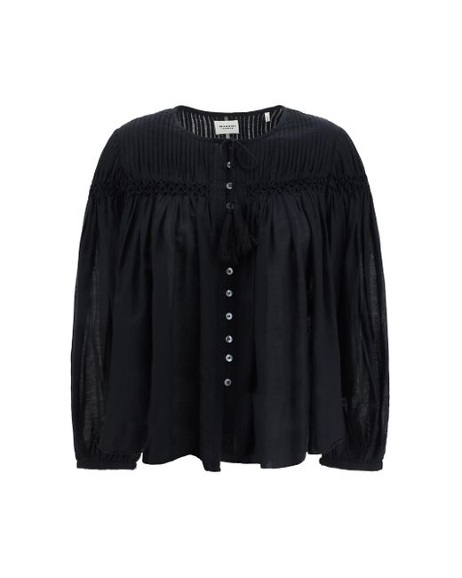Isabel Marant Black Abadi Shirt