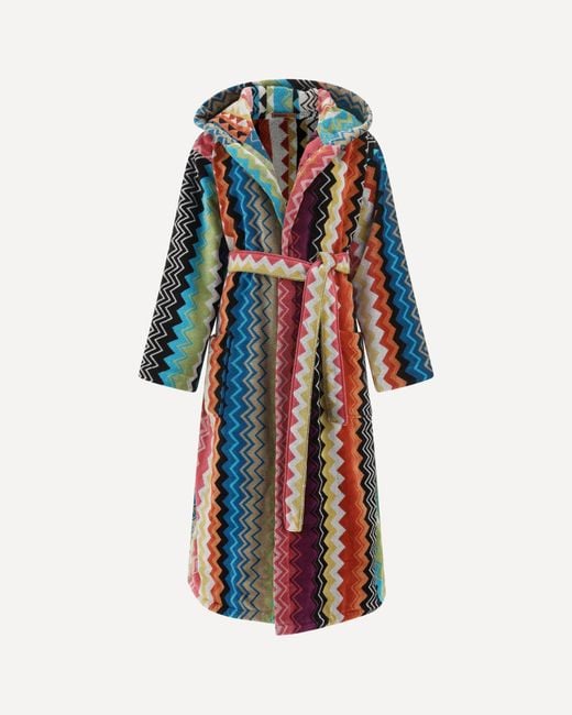 Missoni White Giacomo Hooded Bathrobe