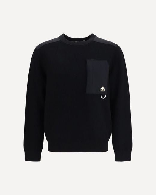 Moose Knuckles Blue Series Elowan Crewneck Sweater for men