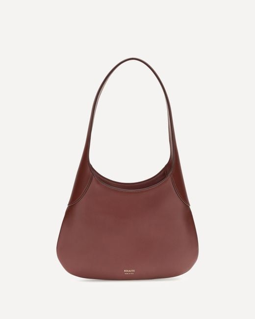 Khaite Purple Small Joan Hobo Shoulder Bag