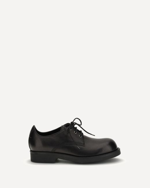 MM6 by Maison Margiela Black Biker Lace-Up Shoes for men