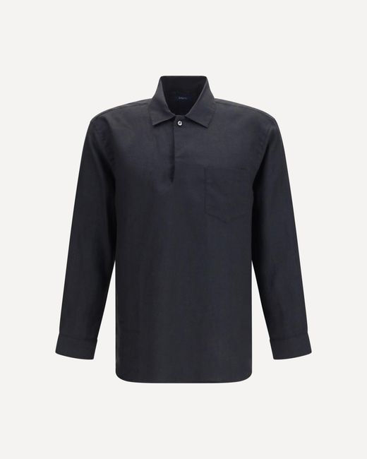 Camicia di Deperlu in Blue da Uomo