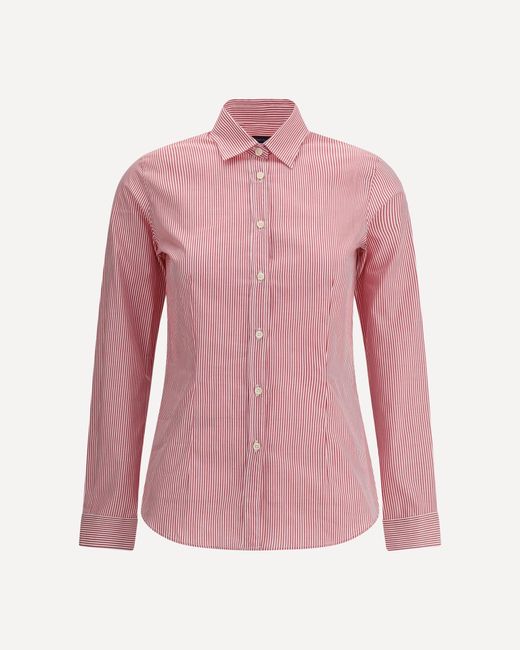 Camicia A Righe di Deperlu in Pink