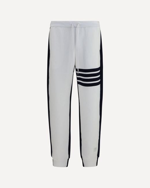 Thom Browne Gray Loopback 4-Bar Track Pants for men