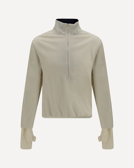 Entire studios Natural Shell Fleece Zip Jacket