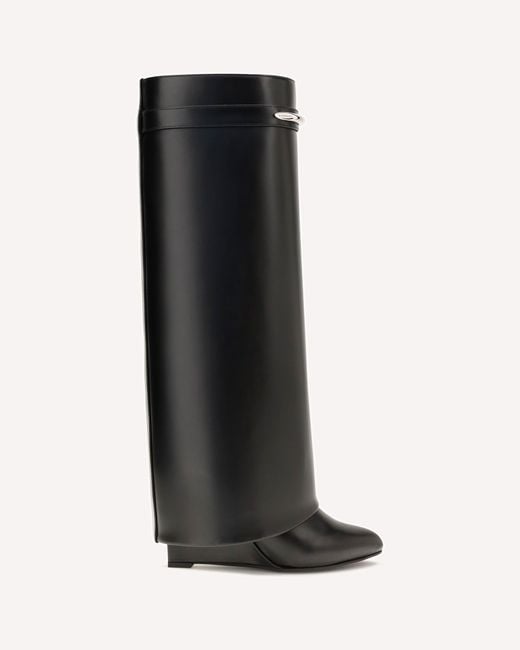 Givenchy Black Leather Shark Boots
