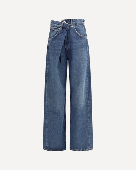 Agolde Blue Vana Wide Leg Jeans