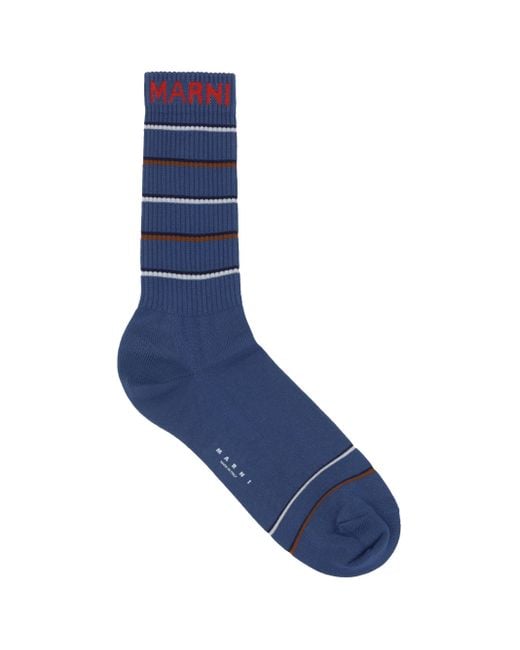 Marni Blue Socks for men