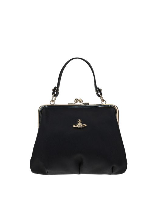 Vivienne Westwood Black Granny Frame Handbag