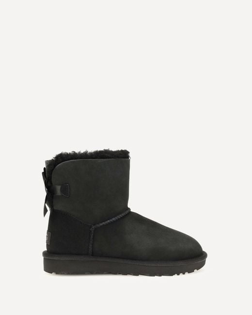 Ugg Black Mini Bailey Bow Ii Boots