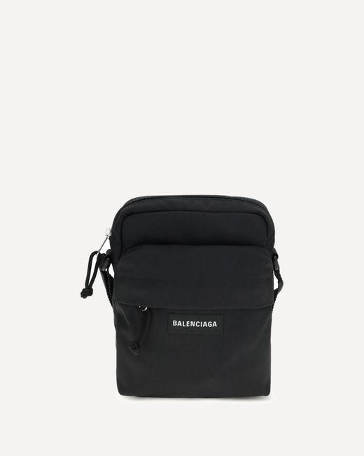 Balenciaga Black Explorer Shoulder Bag for men