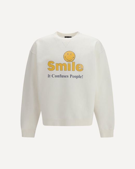 DSquared² White Graphic Print Sweatshirt for men