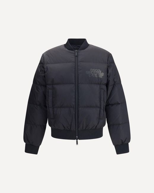 DSquared² Blue Down Jackets for men