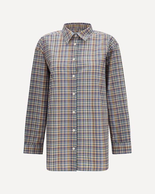 Totême Gray Classic Cotton Shirt