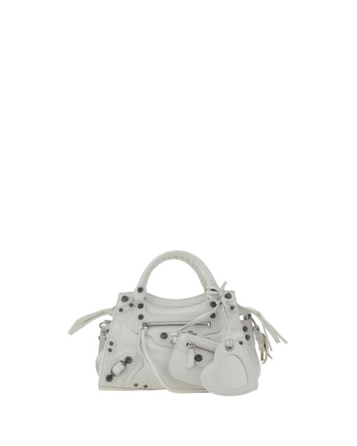 Balenciaga White Neo Le Cagole Handbag