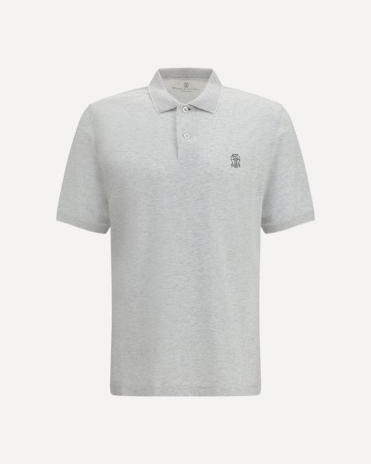 Brunello Cucinelli Gray Polo for men