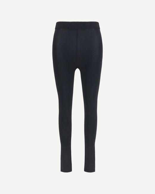 Balenciaga Blue High-Rise Leggings