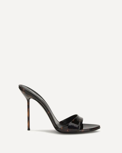 Paris Texas Natural Lidia Patent Leather Mules