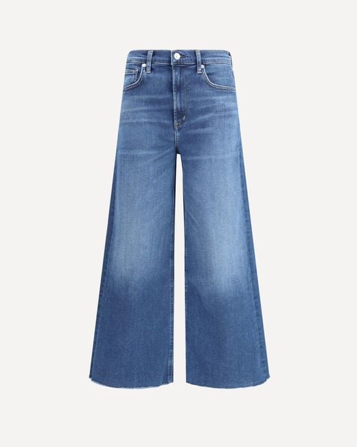 Citizens of Humanity Blue Lyra Cropped Jeans