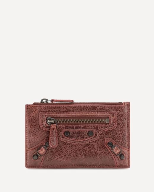 Balenciaga Purple Le City Long Card Holder