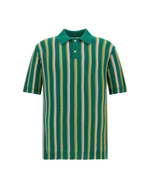 Marni Green Polo Shirt for men