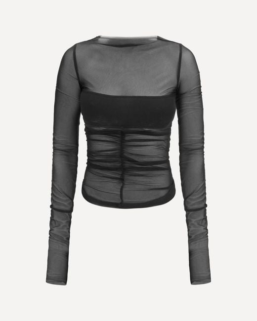 Rick Owens Black Tempio Bandeau Top