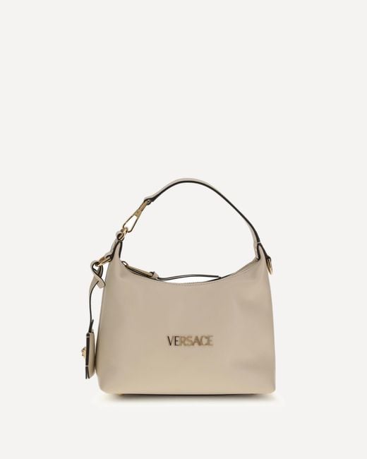 Borsa A Mano Hobo di Versace in Natural