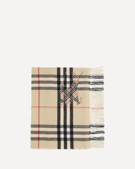Burberry Natural Cashmere Scarves for men