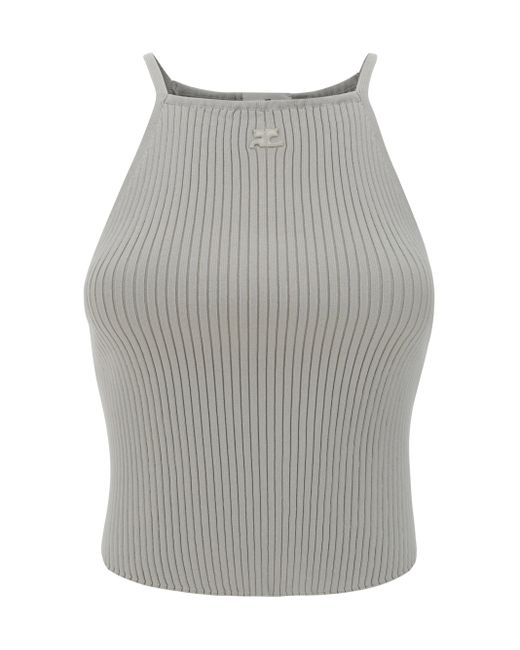 Courreges Gray Top