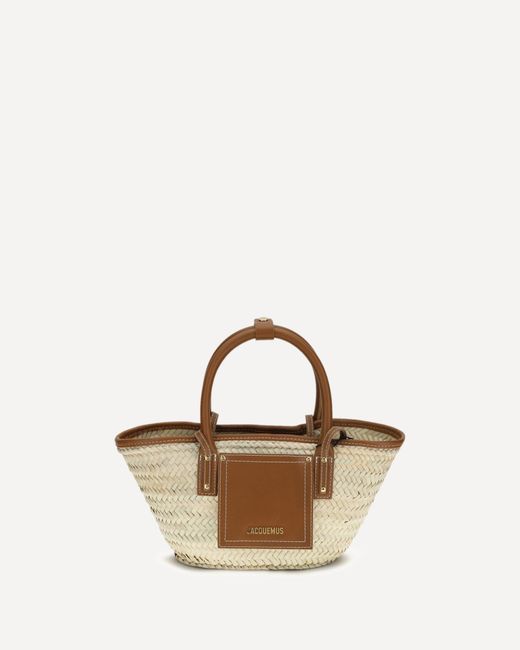 Jacquemus Brown Le Petit Panier Soli Handbag