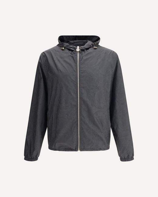 Versace Gray Waterproof Jacket for men