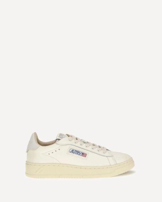 Autry Natural Dallas Low Leather Sneakers