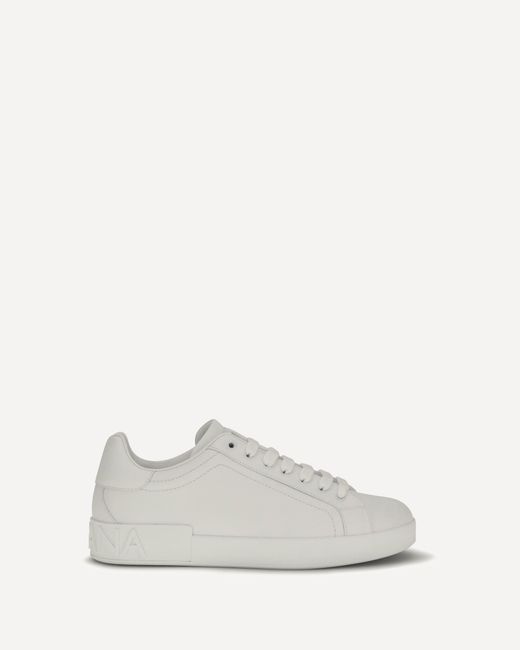 Dolce & Gabbana White Sneakers Portofino Nappa for men