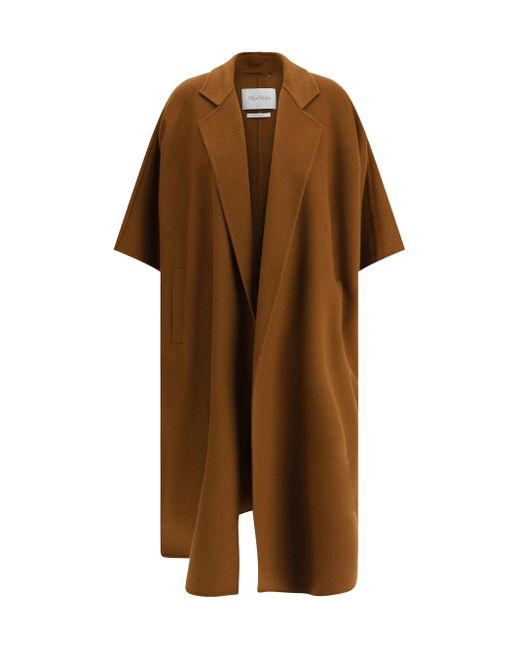 Cappotto Lungo Gitano di Max Mara in Brown