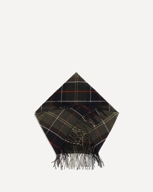 Barbour Black Kirklees Tartan Scarf