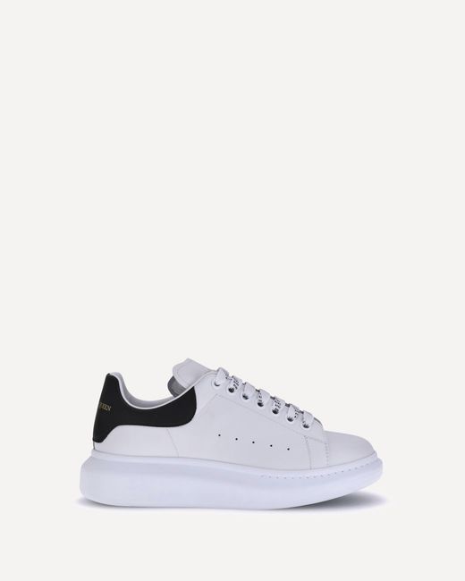McQueen White Leather Sneakers for men