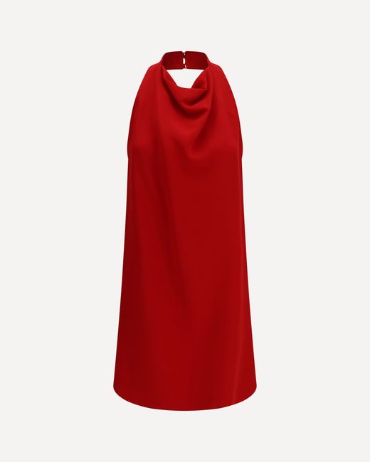 Valentino Red Silk Dress