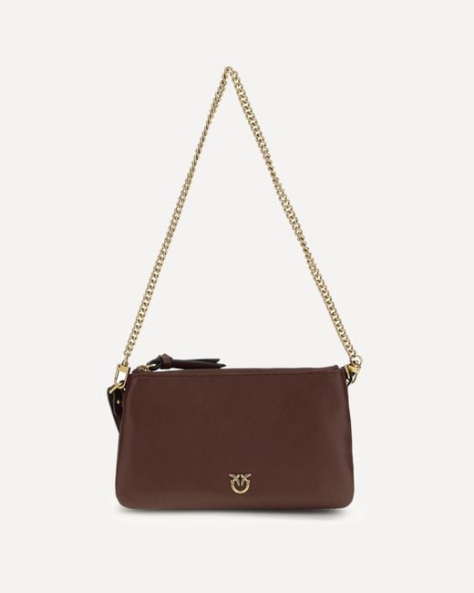 Pinko Brown Mini Double Bag
