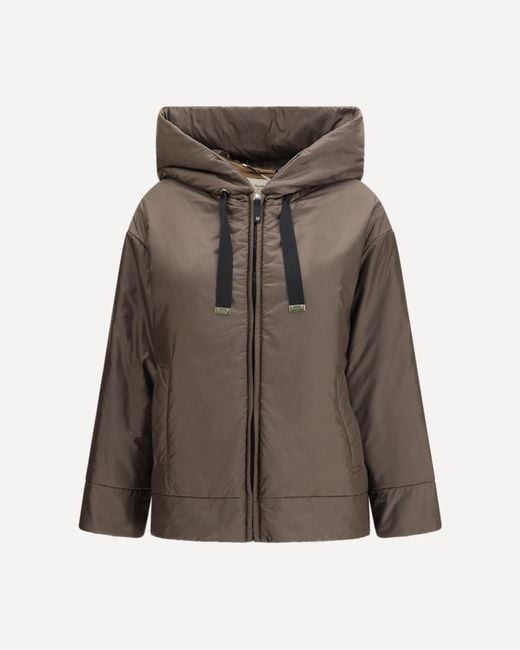 Max Mara Brown Daria Padded Jacket